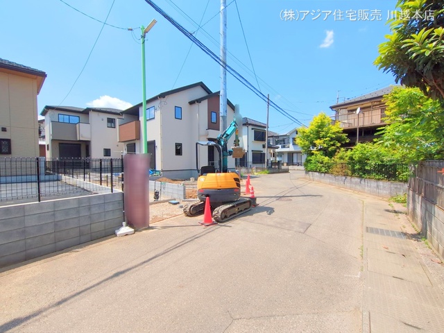 埼玉県川越市宮元町の新築戸建て外構写真 2025年5月12日撮影