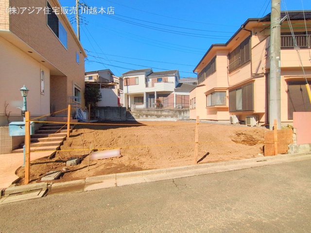 埼玉県富士見市渡戸1丁目の新築戸建て更地・土地写真 2025年2月25日撮影