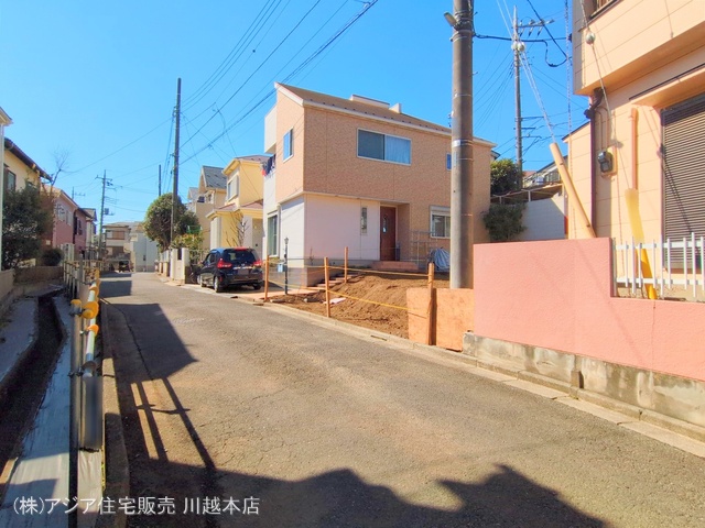 埼玉県富士見市渡戸1丁目の新築戸建て更地・土地写真 2025年2月25日撮影