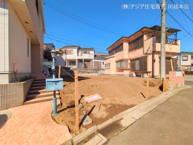埼玉県富士見市渡戸1丁目の新築戸建て更地・土地写真 2025年2月25日撮影