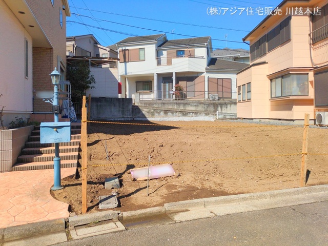 埼玉県富士見市渡戸1丁目の新築戸建て更地・土地写真 2025年2月25日撮影