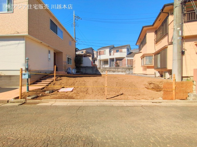 埼玉県富士見市渡戸1丁目の新築戸建て更地・土地写真 2025年2月25日撮影