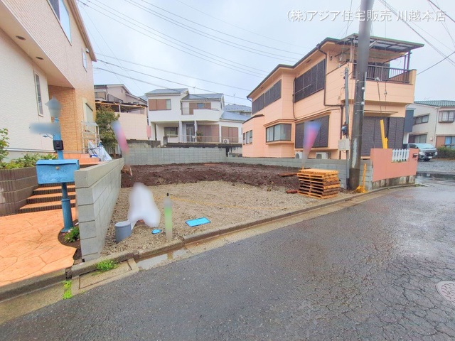 埼玉県富士見市渡戸1丁目の新築戸建て更地・土地写真 2025年3月31日撮影