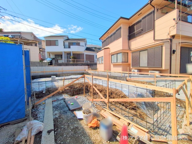 埼玉県富士見市渡戸1丁目の新築戸建て基礎写真 2025年4月28日撮影