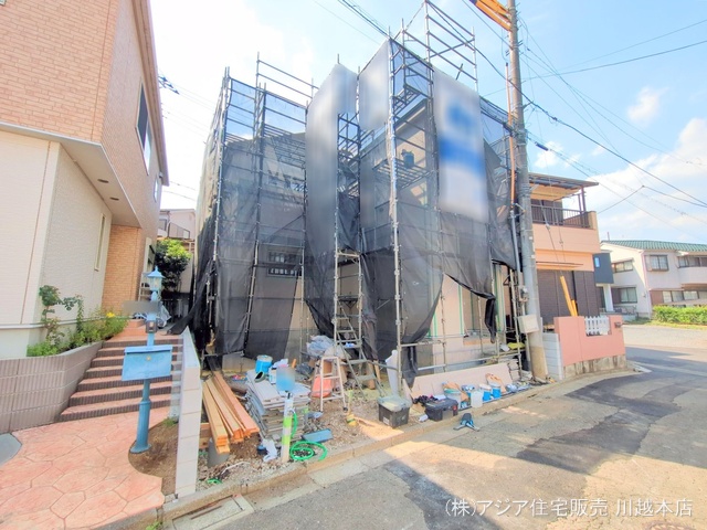 埼玉県富士見市渡戸1丁目の新築戸建てシート写真 2025年6月18日撮影