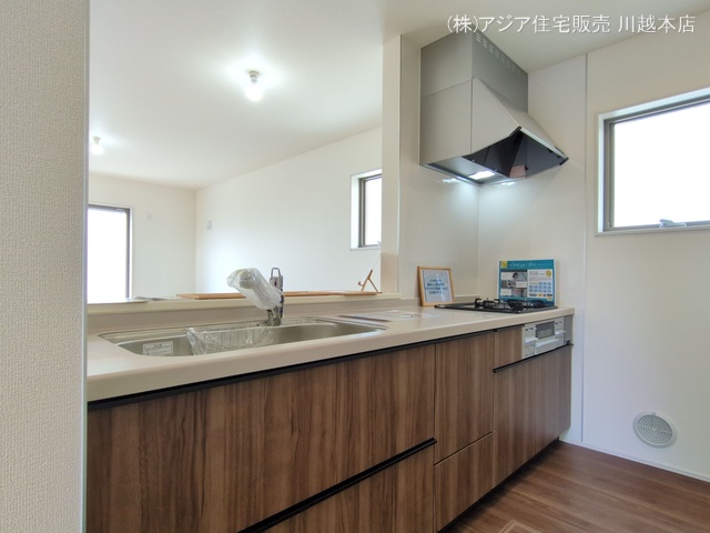埼玉県川越市大字寺尾の新築戸建てキッチン写真 2025年8月27日撮影