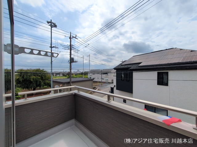埼玉県川越市大字寺尾の新築戸建てバルコニー写真 2025年8月27日撮影