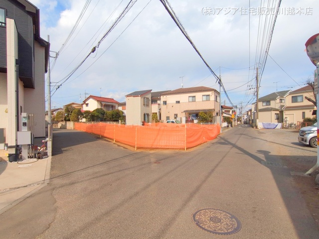 埼玉県川越市大字寺尾の新築戸建て更地・土地写真 2025年2月16日撮影