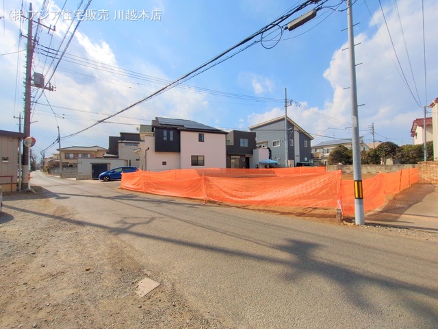 埼玉県川越市大字寺尾の新築戸建て更地・土地写真 2025年2月16日撮影