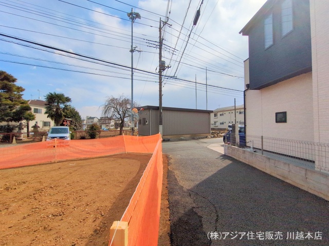 埼玉県川越市大字寺尾の新築戸建て更地・土地写真 2025年2月16日撮影