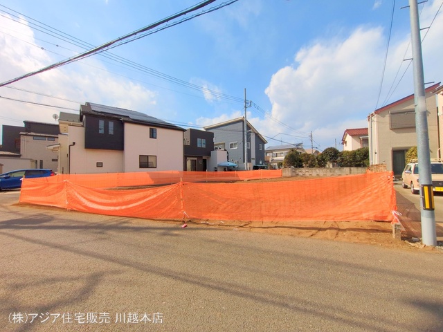 埼玉県川越市大字寺尾の新築戸建て更地・土地写真 2025年2月16日撮影