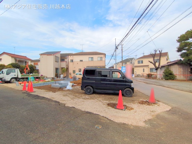 埼玉県川越市大字寺尾の新築戸建て更地・土地写真 2025年3月12日撮影