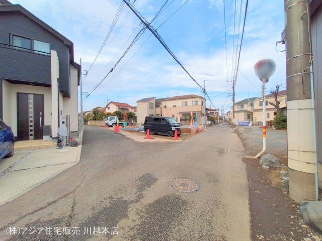 埼玉県川越市大字寺尾の新築戸建て更地・土地写真 2025年3月12日撮影