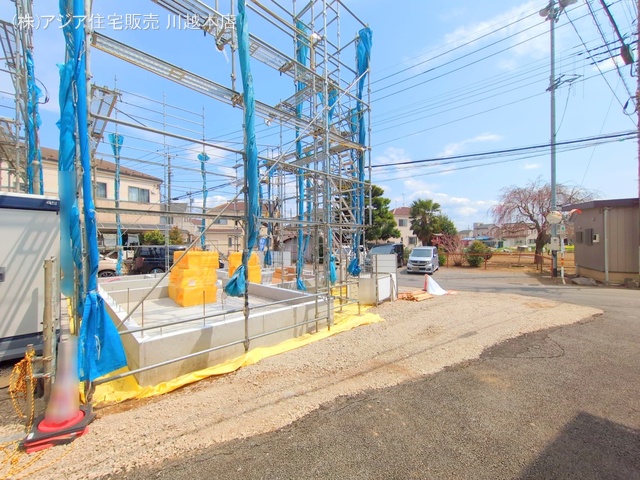 埼玉県川越市大字寺尾の新築戸建て基礎写真 2025年4月6日撮影
