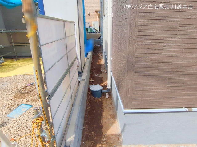 埼玉県川越市大字寺尾の新築戸建て外構写真 2025年5月14日撮影