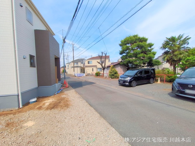 埼玉県川越市大字寺尾の新築戸建て外構写真 2025年5月14日撮影
