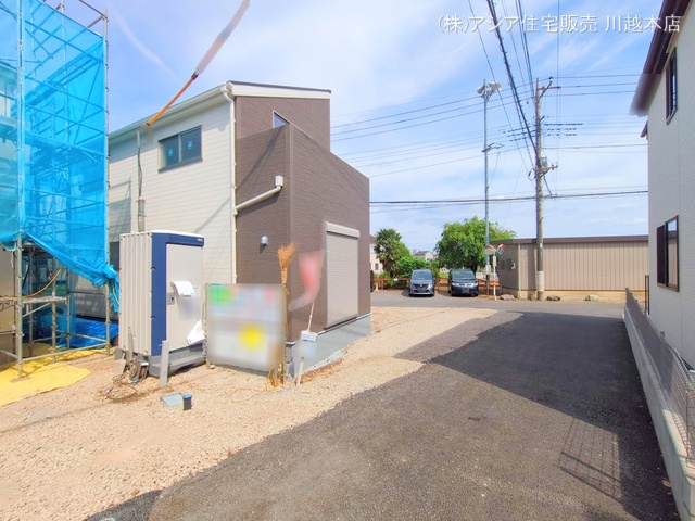 埼玉県川越市大字寺尾の新築戸建て外構写真 2025年5月14日撮影