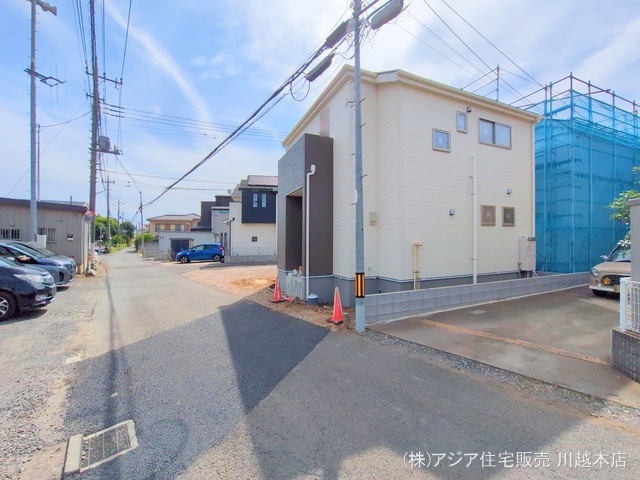 埼玉県川越市大字寺尾の新築戸建て外構写真 2025年5月14日撮影
