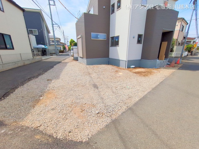 埼玉県川越市大字寺尾の新築戸建て外構写真 2025年5月14日撮影