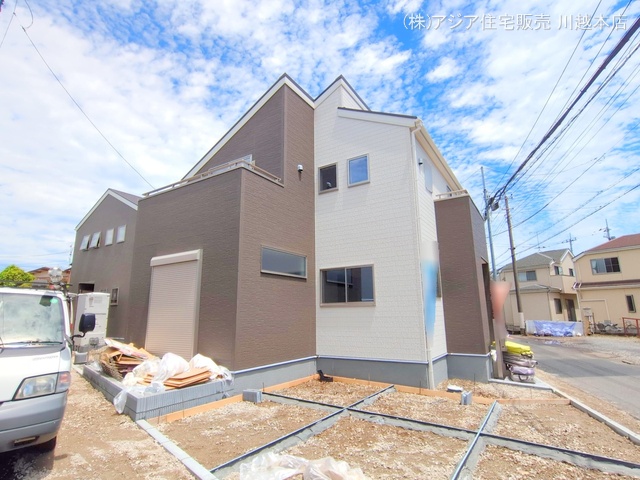 埼玉県川越市大字寺尾の新築戸建て外構写真 2025年6月3日撮影