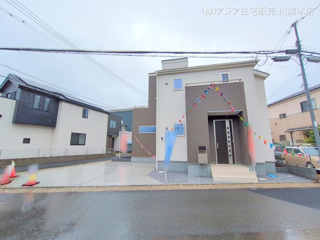 埼玉県川越市大字寺尾の新築戸建て完成写真 2025年6月24日撮影