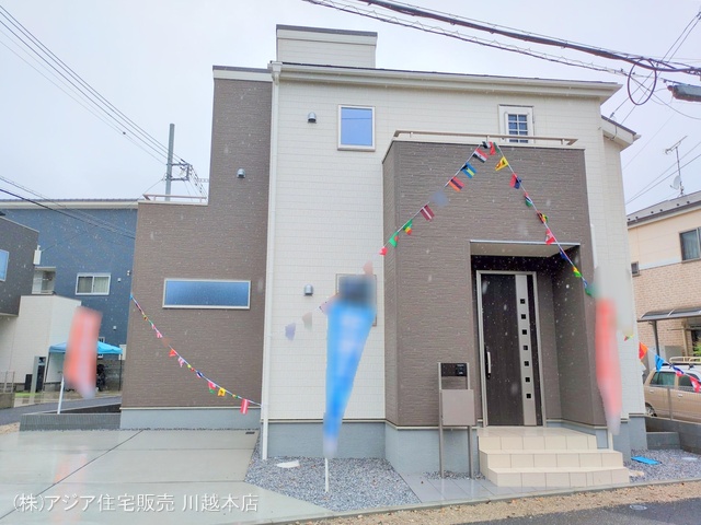 埼玉県川越市大字寺尾の新築戸建て完成写真 2025年6月24日撮影