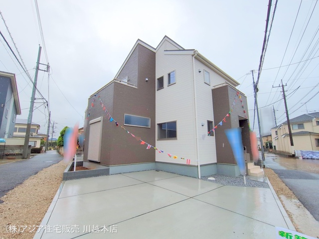 埼玉県川越市大字寺尾の新築戸建て完成写真 2025年6月24日撮影