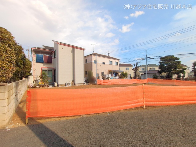 埼玉県川越市大字寺尾の新築戸建て更地・土地写真 2025年2月16日撮影