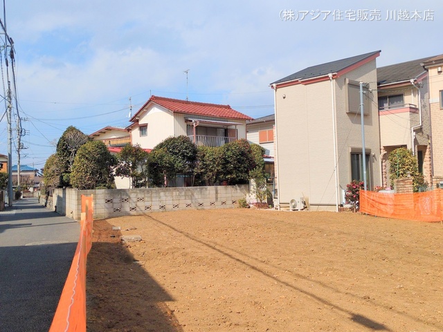 埼玉県川越市大字寺尾の新築戸建て更地・土地写真 2025年2月16日撮影