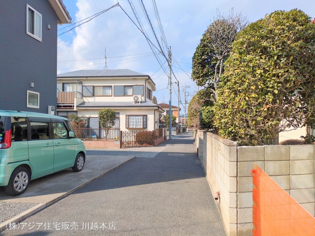 埼玉県川越市大字寺尾の新築戸建て更地・土地写真 2025年2月16日撮影
