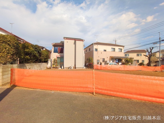 埼玉県川越市大字寺尾の新築戸建て更地・土地写真 2025年2月16日撮影