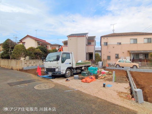 埼玉県川越市大字寺尾の新築戸建て更地・土地写真 2025年3月12日撮影