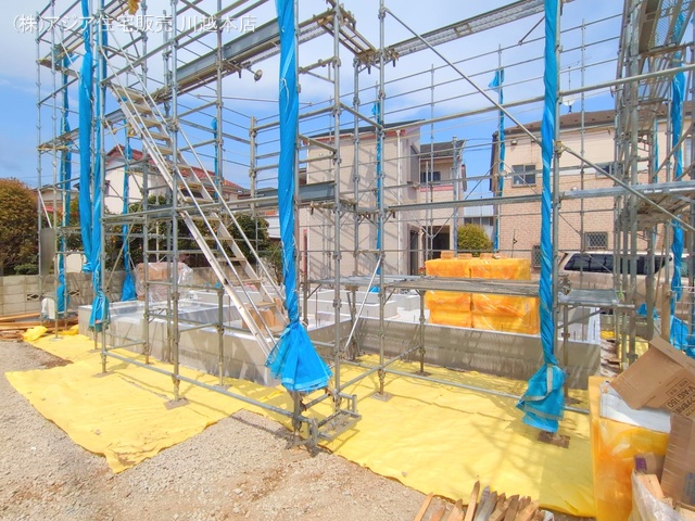 埼玉県川越市大字寺尾の新築戸建て基礎写真 2025年4月6日撮影