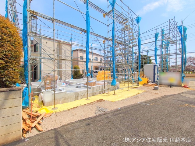 埼玉県川越市大字寺尾の新築戸建て基礎写真 2025年4月6日撮影