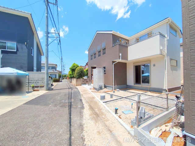 埼玉県川越市大字寺尾の新築戸建て外構写真 2025年6月4日撮影