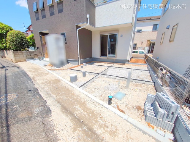 埼玉県川越市大字寺尾の新築戸建て外構写真 2025年6月4日撮影