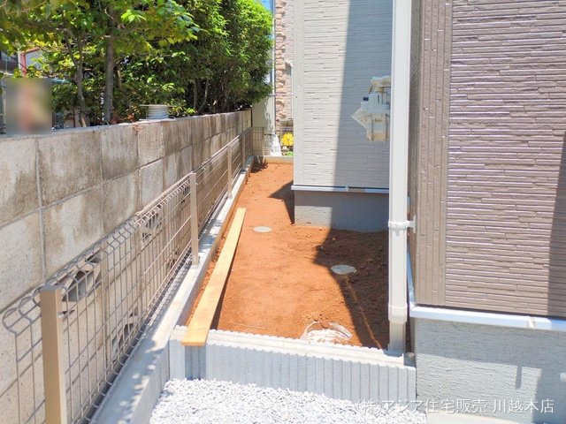 埼玉県川越市大字寺尾の新築戸建て外構写真 2025年6月4日撮影