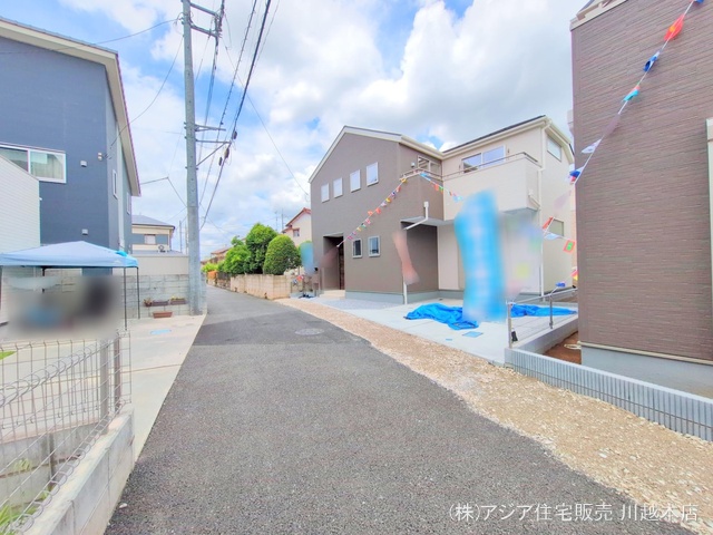 埼玉県川越市大字寺尾の新築戸建て完成写真 2025年6月25日撮影