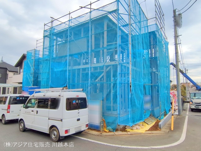 埼玉県狭山市狭山台3丁目の新築戸建て上棟写真 2025年3月30日撮影