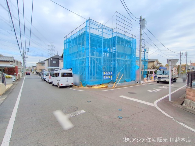 埼玉県狭山市狭山台3丁目の新築戸建て上棟写真 2025年3月30日撮影