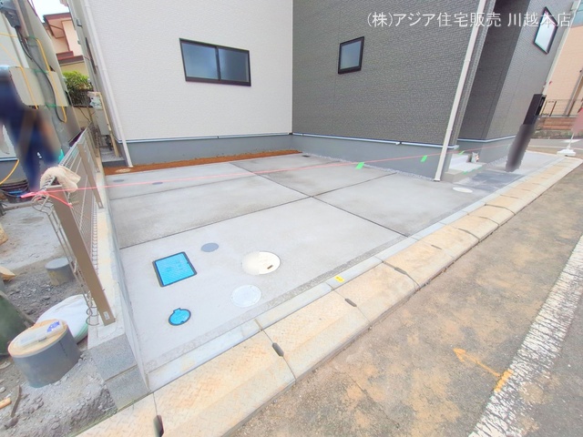 埼玉県狭山市狭山台3丁目の新築戸建て外構写真 2025年5月21日撮影