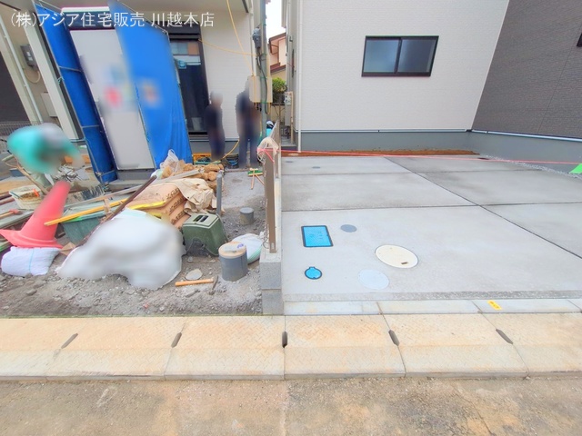 埼玉県狭山市狭山台3丁目の新築戸建て外構写真 2025年5月21日撮影