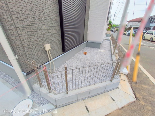 埼玉県狭山市狭山台3丁目の新築戸建て外構写真 2025年5月21日撮影