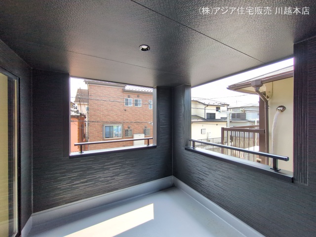 埼玉県川越市大字山城の新築戸建てバルコニー写真 2025年8月21日撮影