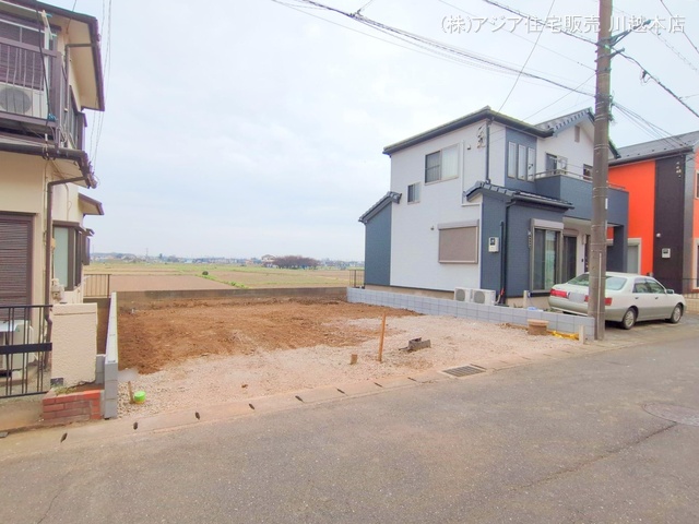 埼玉県川越市大字山城の新築戸建て更地・土地写真 2025年3月27日撮影
