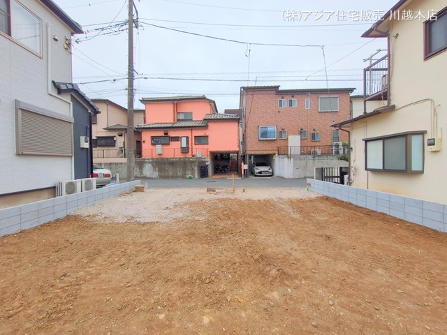埼玉県川越市大字山城の新築戸建て更地・土地写真 2025年3月27日撮影