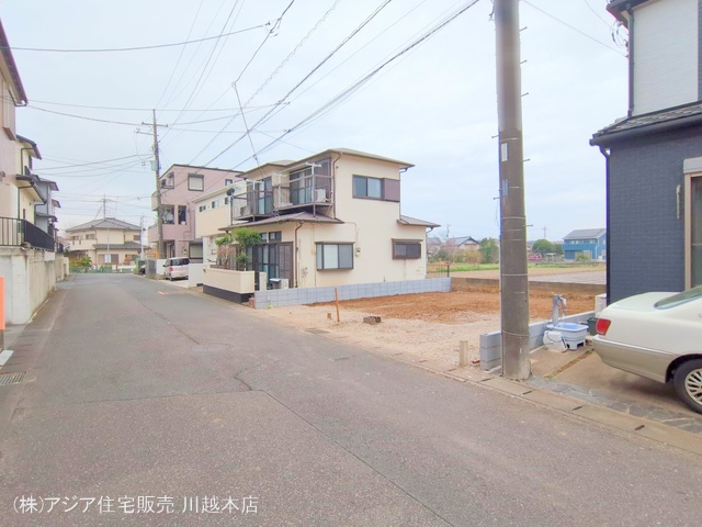 埼玉県川越市大字山城の新築戸建て更地・土地写真 2025年3月27日撮影