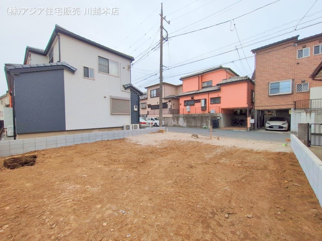 埼玉県川越市大字山城の新築戸建て更地・土地写真 2025年3月27日撮影