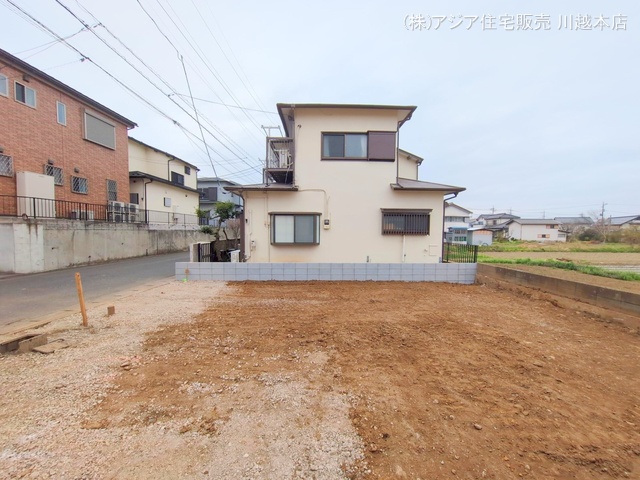 埼玉県川越市大字山城の新築戸建て更地・土地写真 2025年3月27日撮影