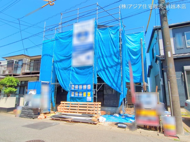 埼玉県川越市大字山城の新築戸建てシート写真 2025年6月4日撮影